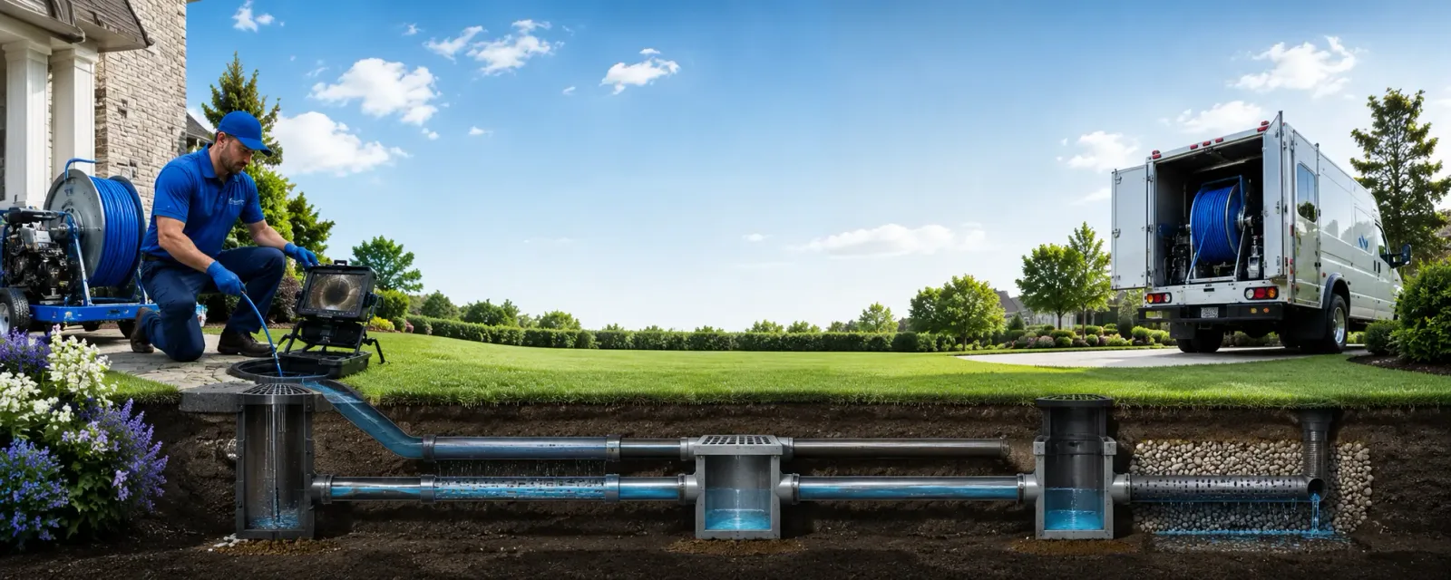 Outdoor drain cleaning information for Rome, IL